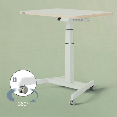Leitz Ergo Elektrikli Sit Standing Çalışma Masası için Tekerlekler