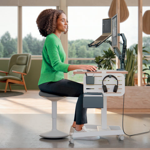 Leitz Ergo Elektrikli Sit Standing Çalışma Masası için Tekerlekler