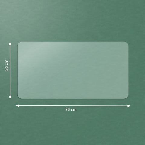 Leitz Masa Matı, Mouse Pad,  36x70 cm, Şeffaf Mat