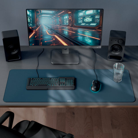 Leitz Ekstra Büyük Gaming Matı, Mouse Pad, 100 x 40 cm , Koyu Gri