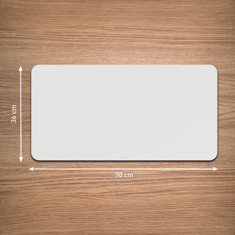 Leitz Premium Büyük Deri Masa Matı, Mouse Pad, 70 x 36 cm , Açık Gri