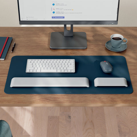 Leitz Desk Mat Geri Dönüşümlü 36x70 cm Koyu Gri