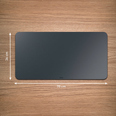 Leitz Desk Mat Geri Dönüşümlü 36x70 cm Koyu Gri