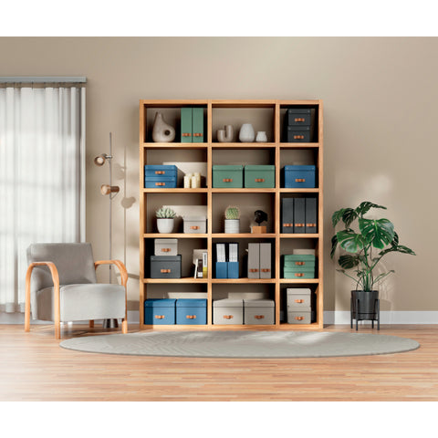 Leitz Puro Saklama Kutusu, kapaklı, küçük, 7L, %100 geri dönüştürülmüş karton, 2'li paket, Mint Yeşili, Made in Italy