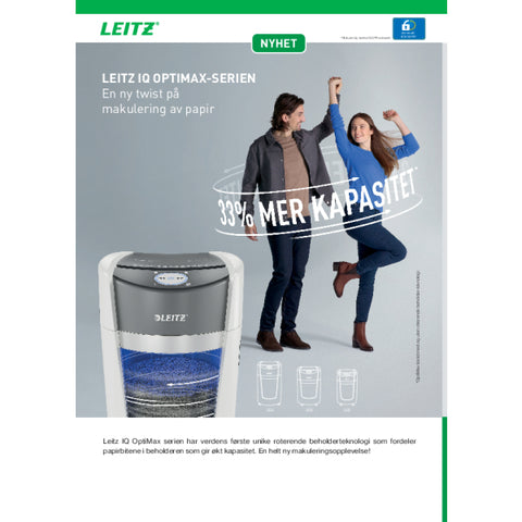 Leitz OptiMax Home Office 225 Evrak İmha Makinesi P5