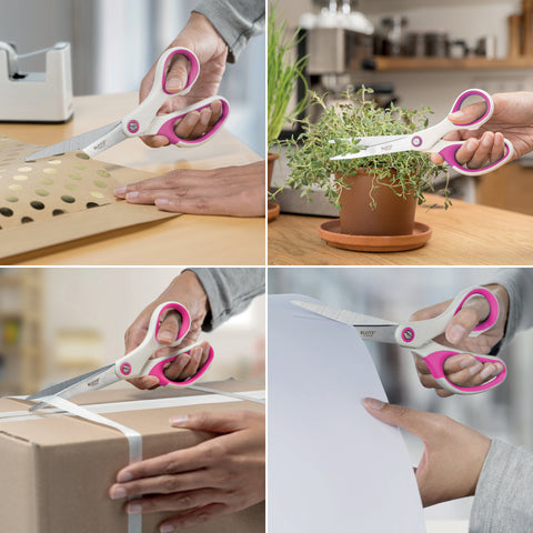 Leitz WOW Titanyum Ofis Makasları Metalik Pembe