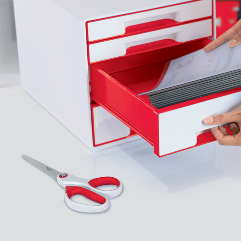 Leitz WOW Titanyum Ofis Makasları Metalik Kırmızı