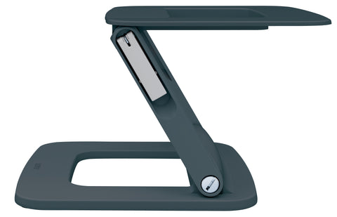 Leitz Ergo Ayarlanabilir Çok Açılı Laptop Standı, %80 geri dönüştürülmüş plastik, Koyu Gri