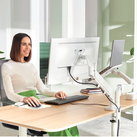 Leitz Ergo Space Saving İkili Monitör Kolu