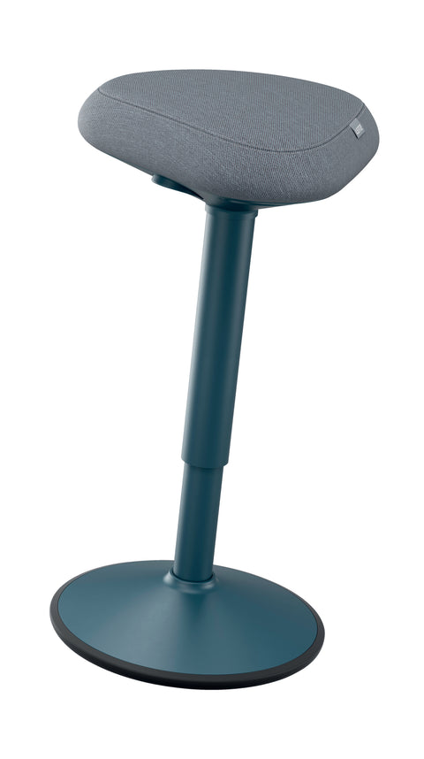 Leitz Ergo Active Ayarlanabilir Ayakta Durma Taburesi, Üçgen Çift Yoğunluklu Köpük Konforlu Oturak ve Sallanan Taban, Yükseklik 57 - 82 cm