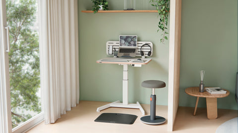 Leitz Ergo Elektrikli Sit Stnd Küçük Çalışma Masası, Ayağa Kalkma Hatırlatmalı, Beyaz, Elektrikli Yükseklik Ayarlı